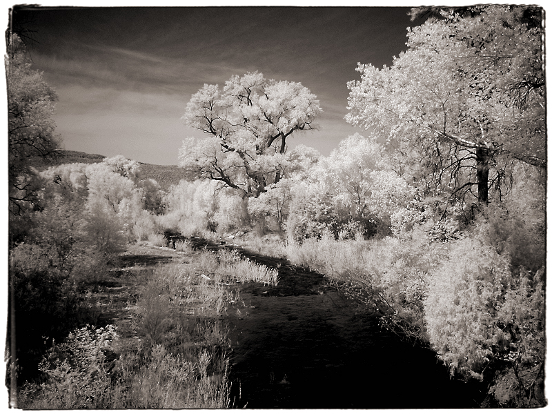 White River View Infrared near Fort Apache, AZ  Dave Hickey